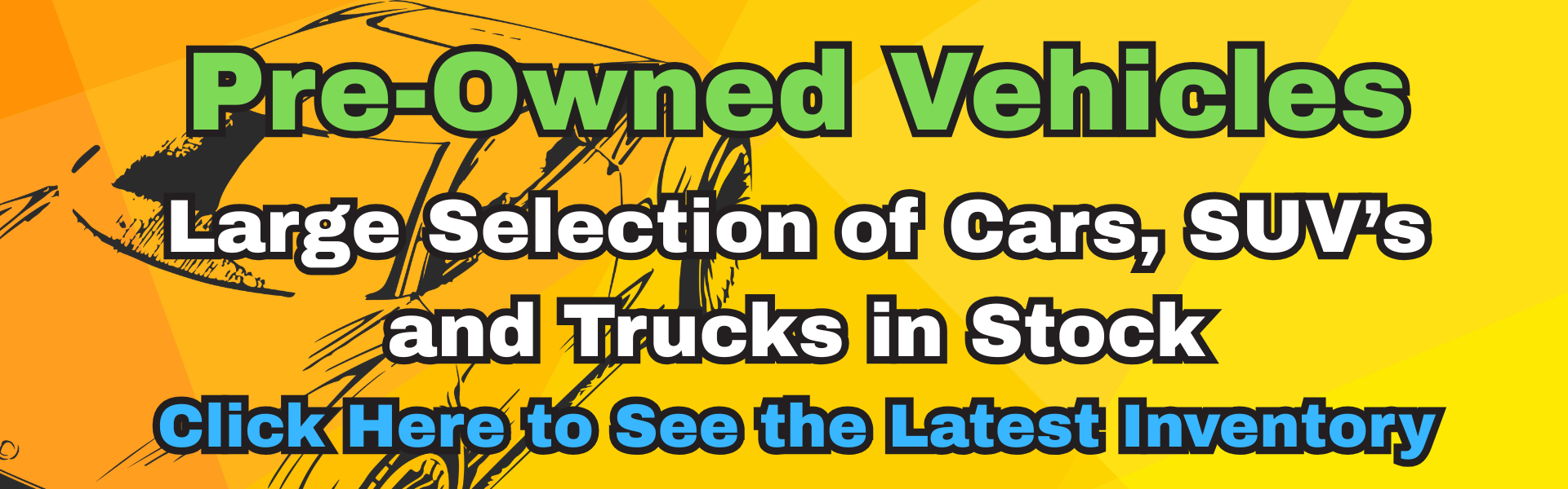 Pre owned vehicles banner April 2026