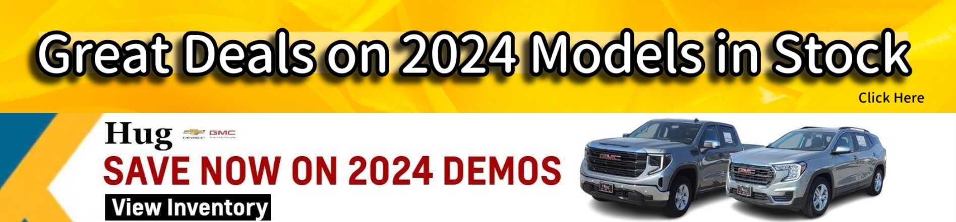 Great Deals on 2024 Models banner